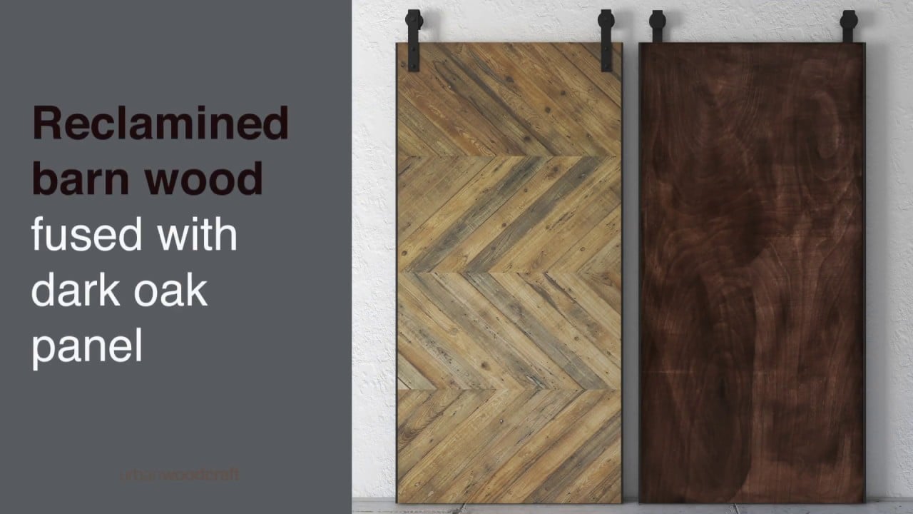 Urban Woodcraft Chevron Barn Door