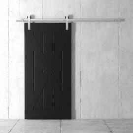 Urban Woodcraft | Grand X Espresso Barn Door 2 (1)
