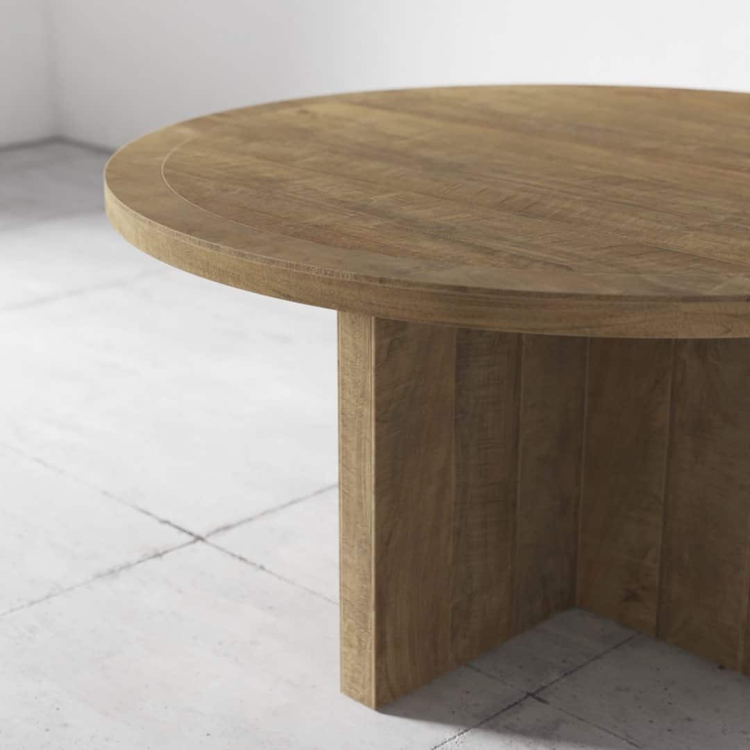 Urban Woodcraft 48 Camden Dining Table - Natural (3) Urban Woodcraft 48 Camden Dining Table - Natural (3)