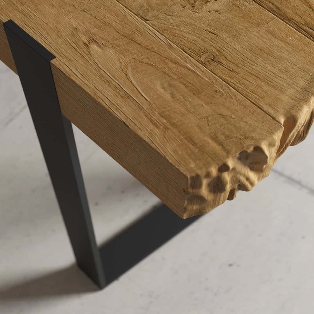 Urban Woodcraft 55 Hudson Console - Natural (5) Urban Woodcraft 55 Hudson Console - Natural (5)