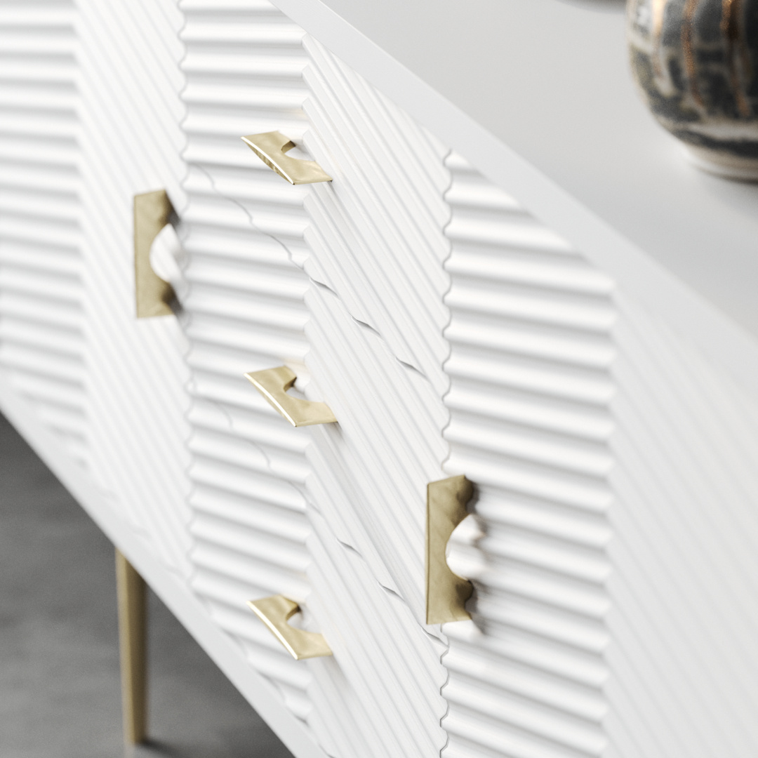 Arista 60 Side Cabinet (White Wash) e Arista 60 Side Cabinet (White Wash) e